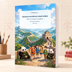 HSK 1 Chinese Workbook for Kids (Russian edition)