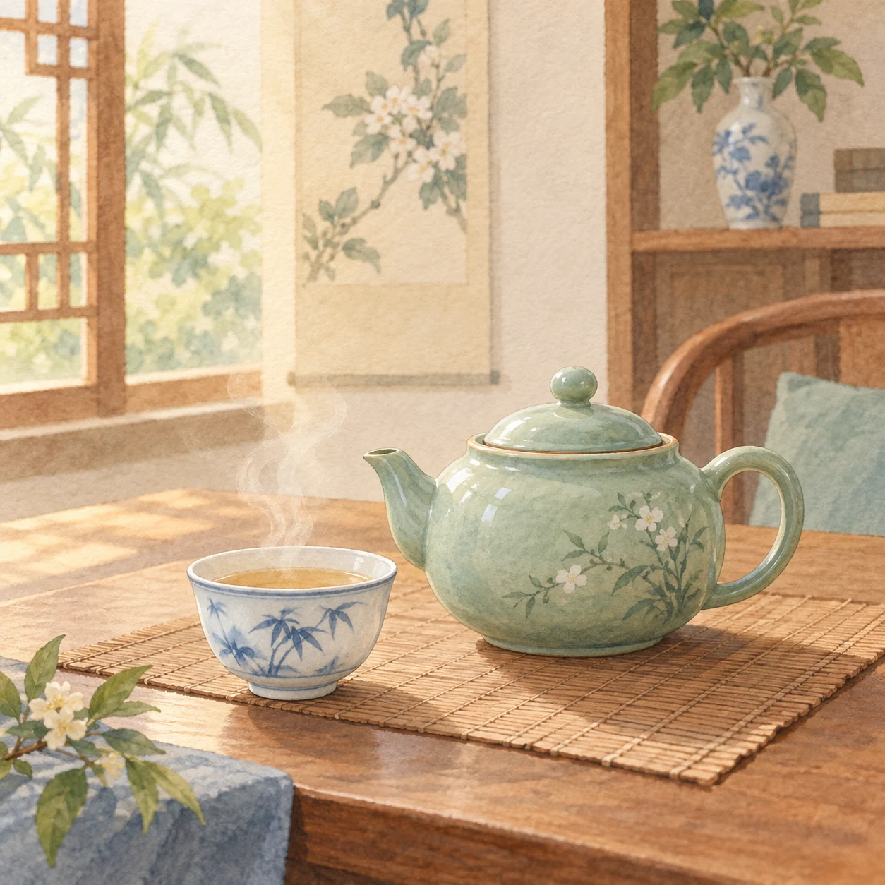 Illustration of tea